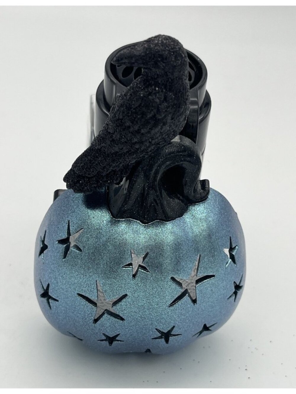 Bath and Body Works Raven Crow Pumpkin Halloween Wallflower Plug In Light Up NEW